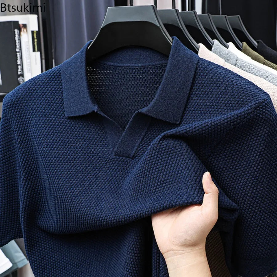 Camisa Polo Slim Tricot Algodão Premium Toque Suave Clássico Elegante Sartong Mulhouse®