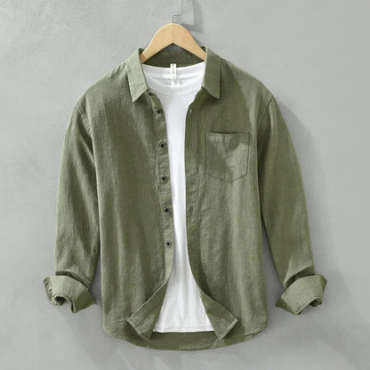 Camisa Social Executivo Premium Linho Puro Artesanal Sartong Oslo®