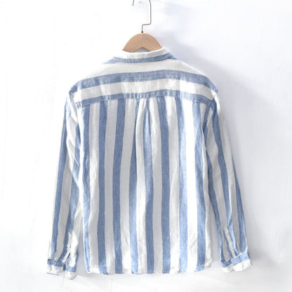 Camisa Linho Slim Luxo Atemporal Guarda Roupa Masculino Coleção Premium Sartong Cambridge®