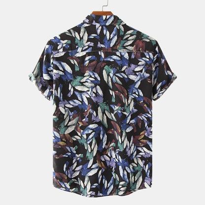 Camisa Casual Algodão Leve Confortável Modelagem Solta Para Uso Diário Sartong Santander®