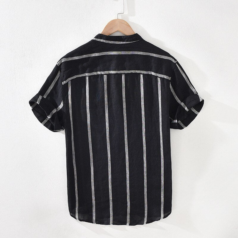 Camisa Social Slim Premium Exclusivo Linho Puro Italiano Sartong San Gordes®