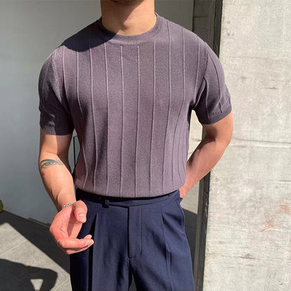 Camiseta Tricot Luxo Atemporal Majestoso Conforto Supremo Exclusivo Sartong Otranto®