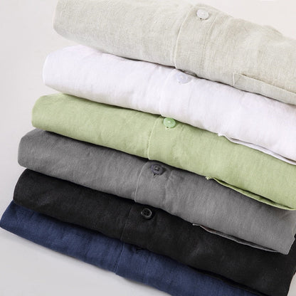 Camisa Social Linho Artesanal Elegante Exclusivo Slim Clássico Premium Sartong Formentor®