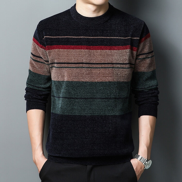 Suéter Tricô Tradicional Luxo Masculino Clássico Sartong Valdsere®