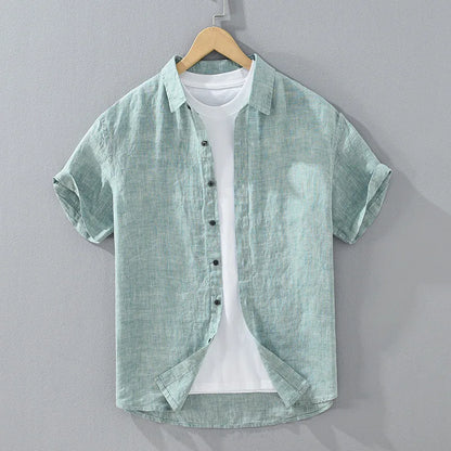 Camisa Linho Puro Anos De Tradição Casual Refinado Estilo Old Money Sartong Vence®