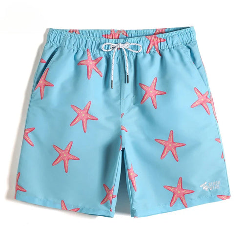 Shorts de Banho Premium Masculinos Clássicos Estampa Exclusiva Secagem Rápida Sartong Gjirokas®