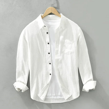 Camisa Social Executivo Premium Linho Puro Artesanal Sartong Oslo®