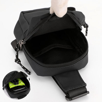 Bolsa De Ombro Nylon Premium Luxuoso Vintage Fecho YKK Elegante Superior Sartong Ruse®