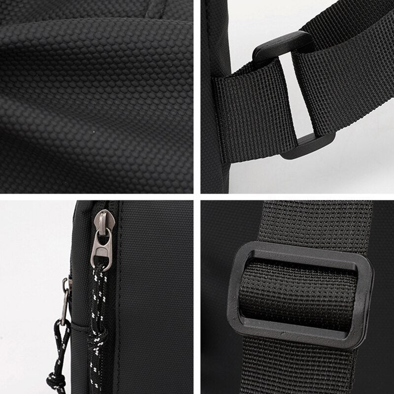 Bolsa De Ombro Nylon Premium Luxuoso Vintage Fecho YKK Elegante Superior Sartong Ruse®