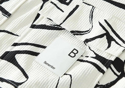 Camisa Casual Masculina Texturizada Premium de Algodão Superior Algodão Egípcio Sartong Cadaques®