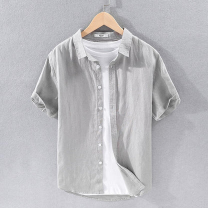 Camisa Linho Slim Clássica De Alfaiataria Contemporânea Premium Exclusiva Sartong Roma®