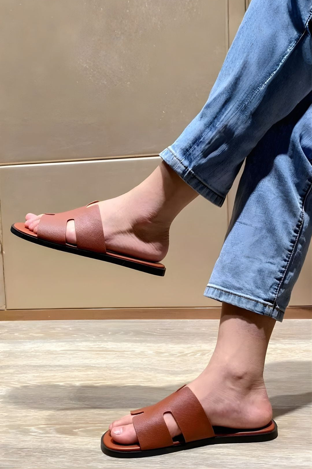 Sandalia Sartong Belgrado em Marrom 3