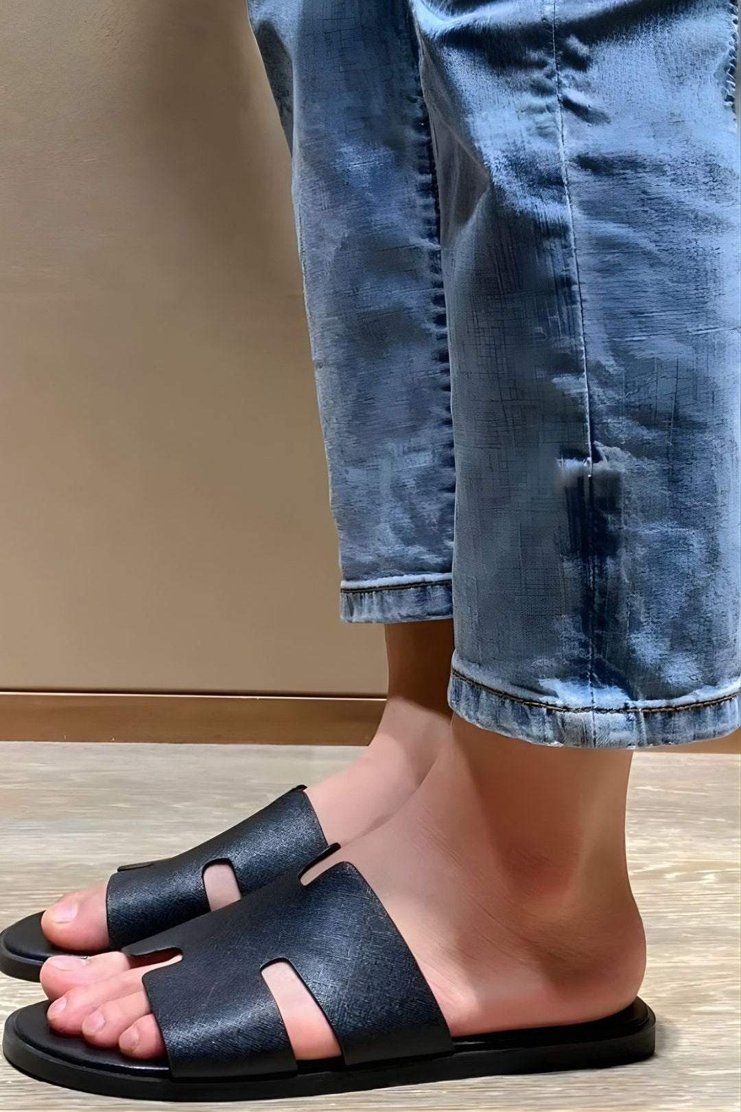 Sandalia Sartong Belgrado em preto 2