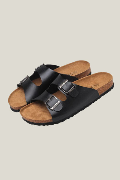 Sandalia masculina Sartong Boston Black em preto