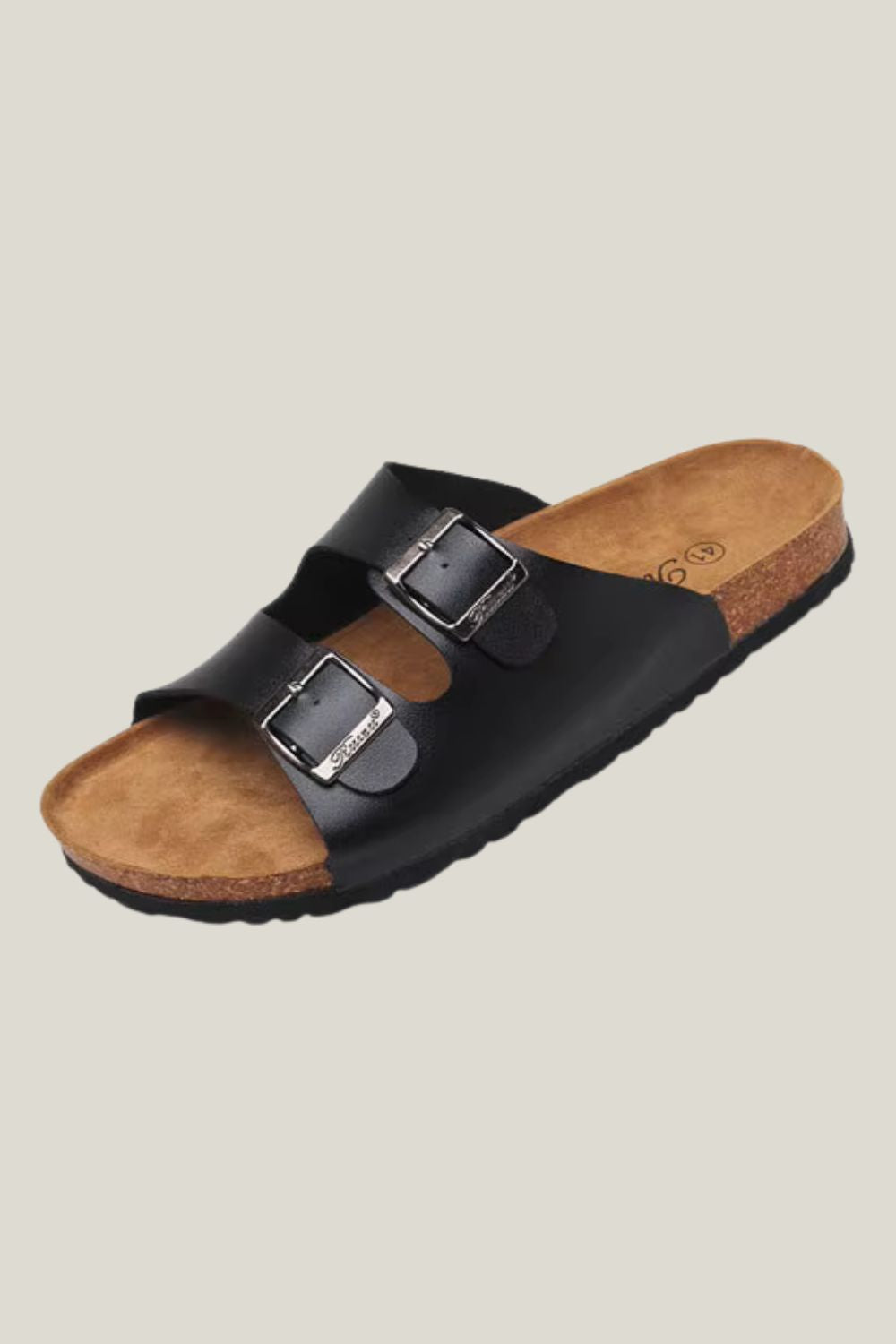 Sandalia masculina Sartong Boston Black em preto4