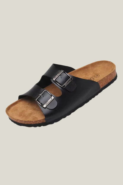 Sandalia masculina Sartong Boston Black em preto4