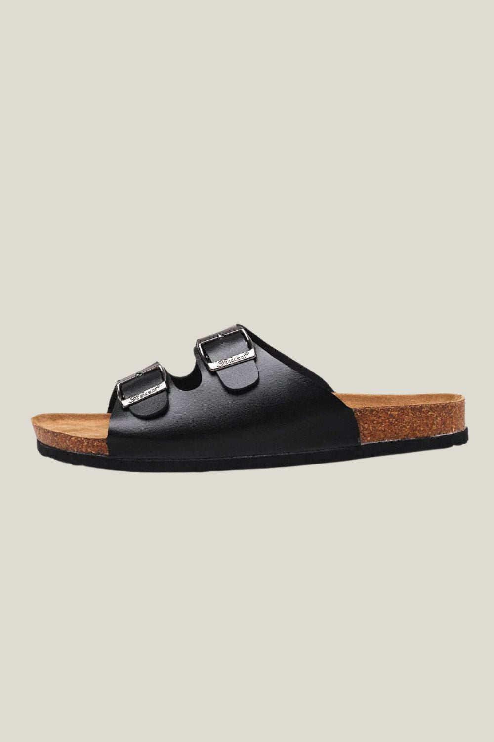 Sandalia masculina Sartong Boston Black em preto5