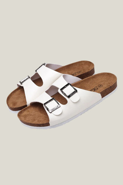 Sandalia masculina Sartong Boston White em branco