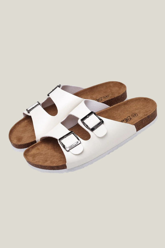 Sandalia masculina Sartong Boston White em branco