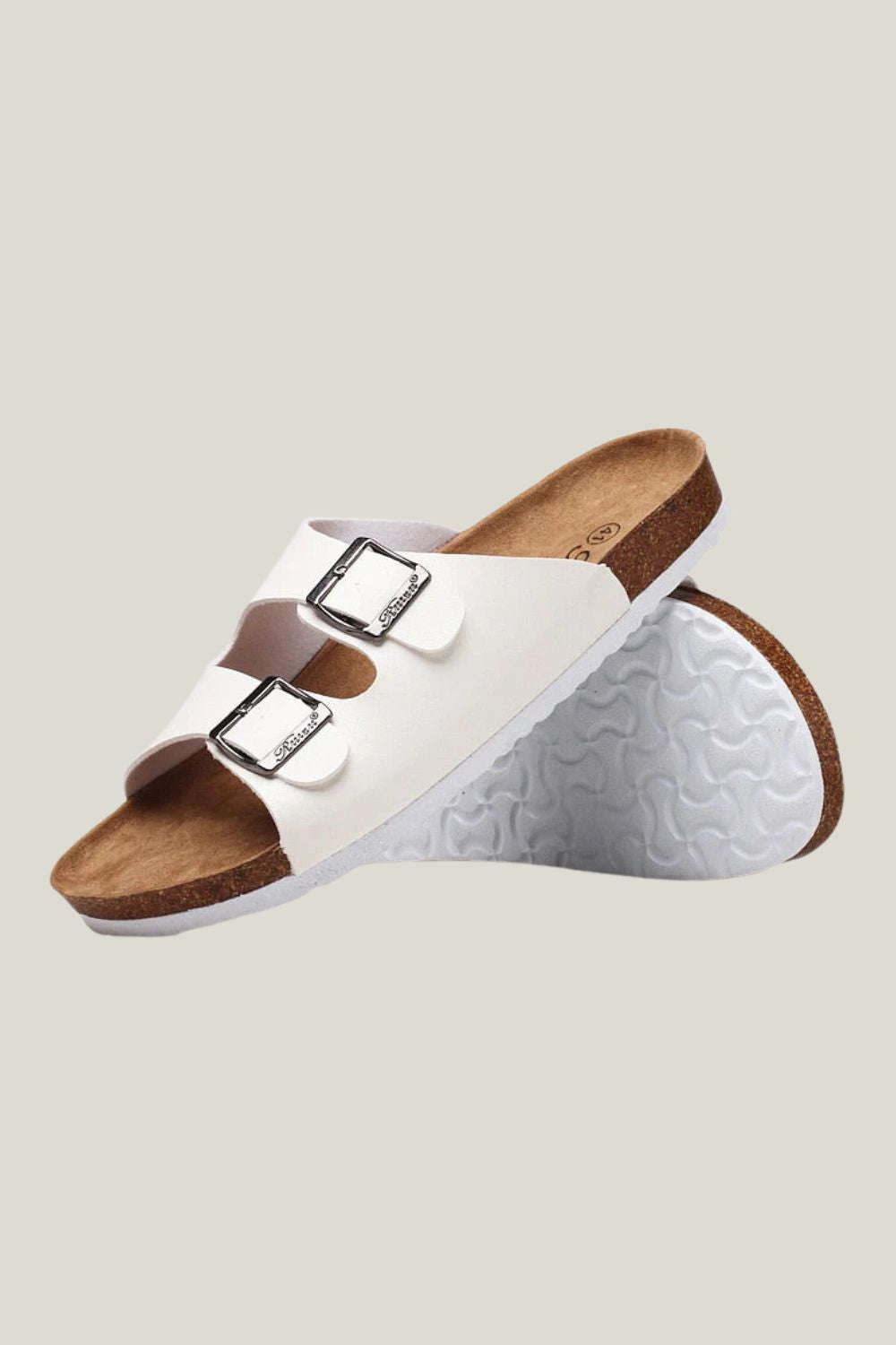 Sandalia masculina Sartong Boston White em branco3