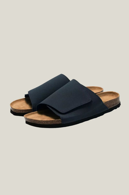 Sandalia masculina Sartong Feltre Navy em azul