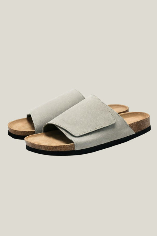 Sandalia masculina Sartong Feltre Slate em cinza