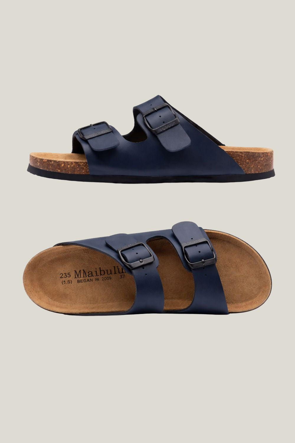 Sandalia masculina Sartong Izola Navy em azul2
