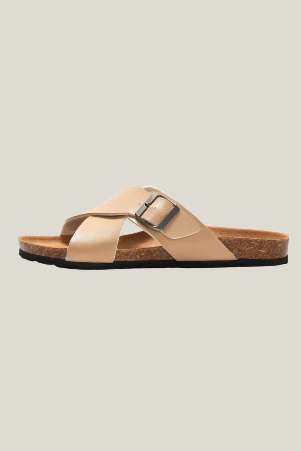 Sandalia masculina Sartong Montreal Beige em bege3