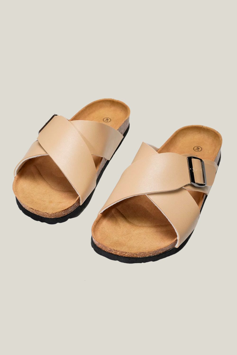 Sandalia masculina Sartong Montreal Beige em bege4