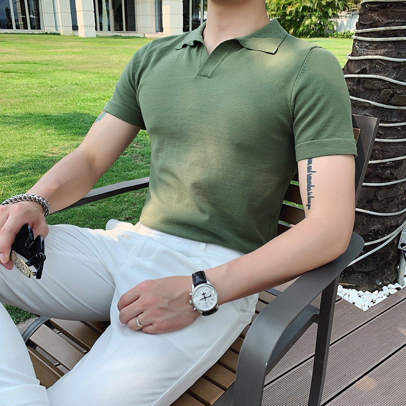 Camisa Polo Masculina Tricot Premium Sartong Porto San Tomar®