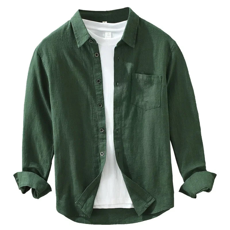 Camisa Social Executivo Premium Linho Puro Artesanal Sartong Oslo®