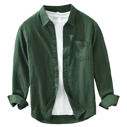 Camisa Social Executivo Premium Linho Puro Artesanal Sartong Oslo®