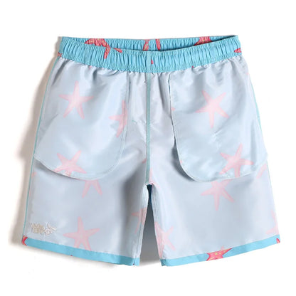 Shorts de Banho Premium Masculinos Clássicos Estampa Exclusiva Secagem Rápida Sartong Gjirokas®