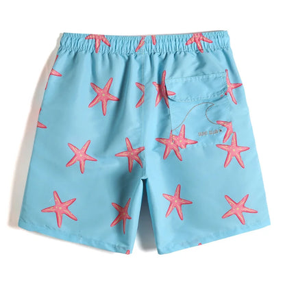 Shorts de Banho Premium Masculinos Clássicos Estampa Exclusiva Secagem Rápida Sartong Gjirokas®