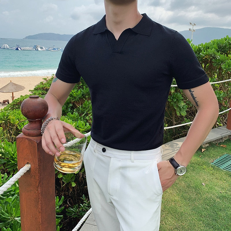 Camisa Polo Masculina Tricot Premium Sartong Porto San Tomar®