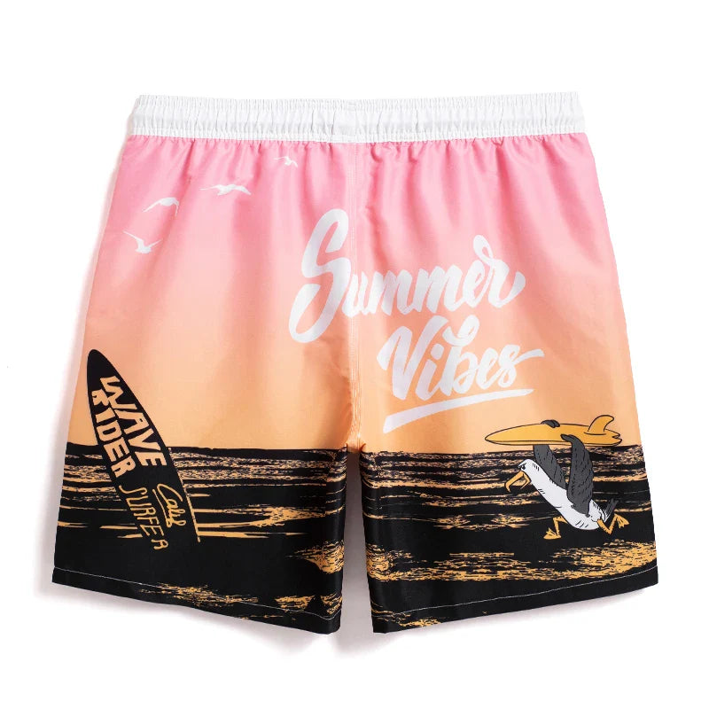 Shorts De Banho Praia Luxo Atemporal Premium Secagem Ultrarrápida Sartong Burgas®