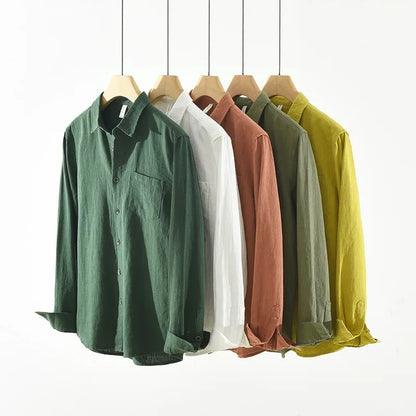 Camisa Social Executivo Premium Linho Puro Artesanal Sartong Oslo®