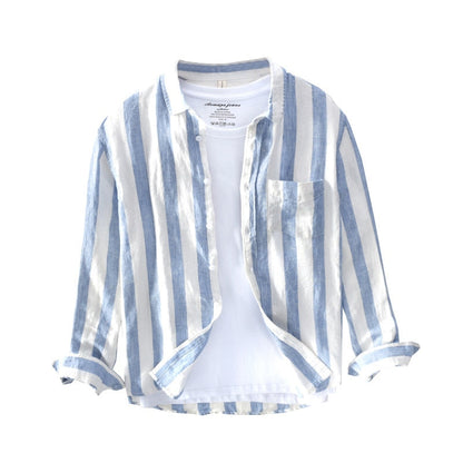 Camisa Linho Slim Luxo Atemporal Guarda Roupa Masculino Coleção Premium Sartong Cambridge®