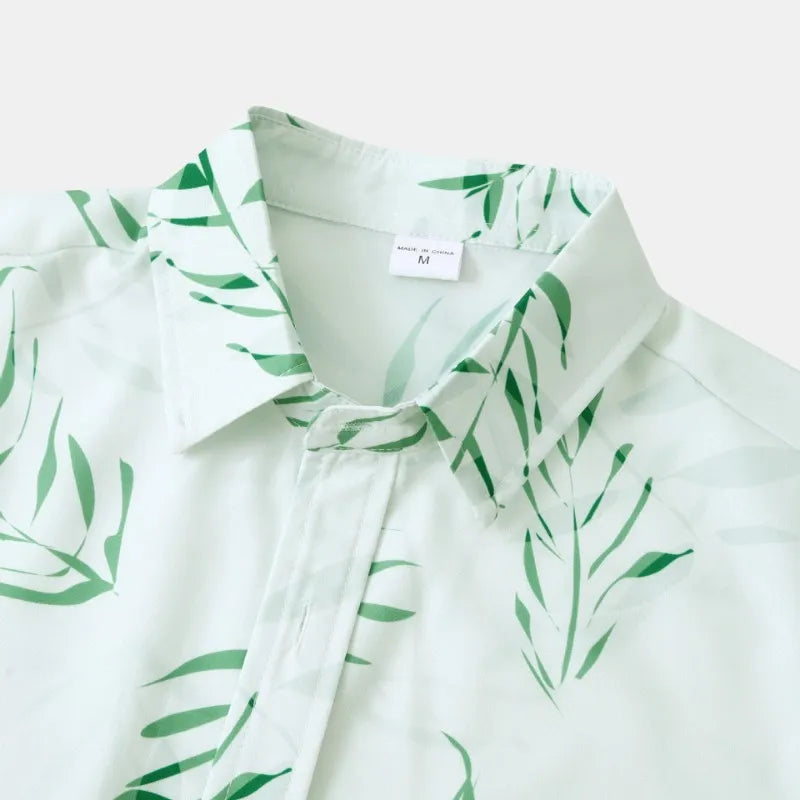 Camisa Casual Premium Suave Leve Tecido Poliéster Confortável Elegante Sartong Sospel®