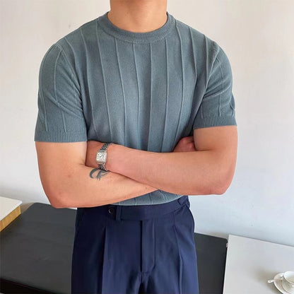 Camiseta Tricot Luxo Atemporal Majestoso Conforto Supremo Exclusivo Sartong Otranto®