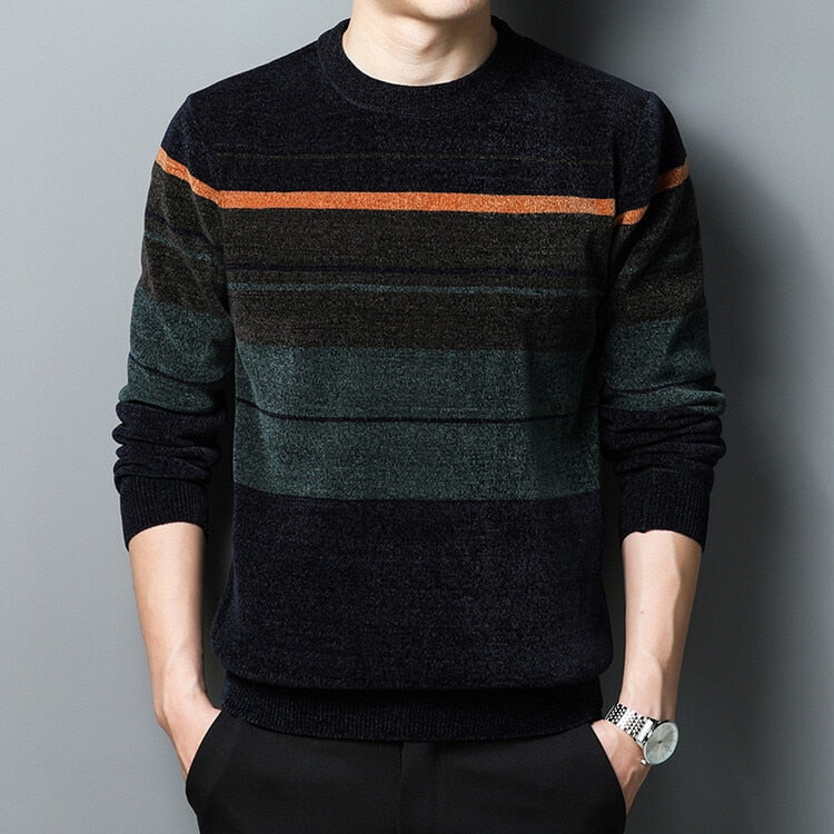 Suéter Tricô Tradicional Luxo Masculino Clássico Sartong Valdsere®