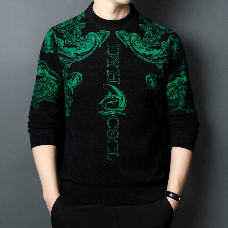 Suéter Masculino Clássico Tricô Premium Artesanal Autêntico Elegante Atemporal de Luxo Sartong Spiez®