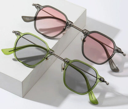 Óculos De Sol Acetato Premium Metálico Elegante Polarizados UV400 Luxo Sartong Hobart®