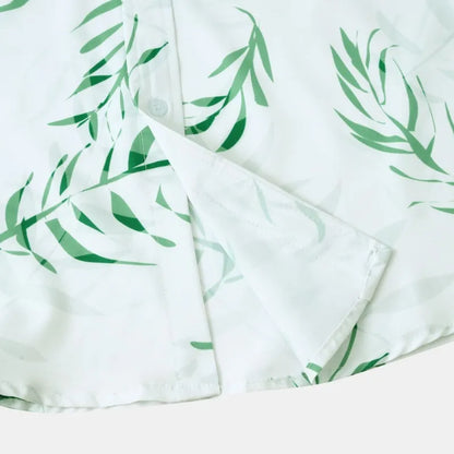 Camisa Casual Premium Suave Leve Tecido Poliéster Confortável Elegante Sartong Sospel®