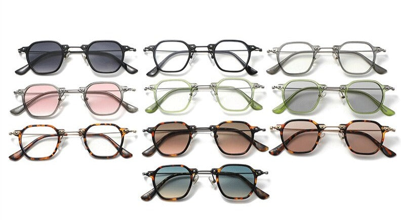 Óculos De Sol Acetato Premium Metálico Elegante Polarizados UV400 Luxo Sartong Hobart®