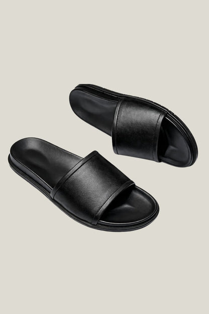 Slide Sartong Comacchio Black em preto