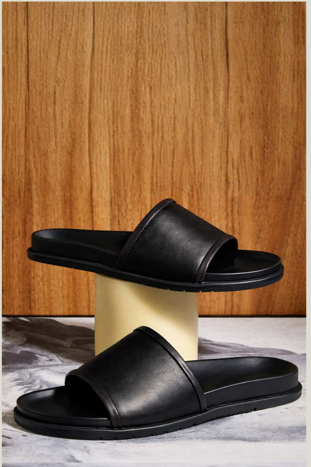 Slide Sartong Comacchio Black em preto3