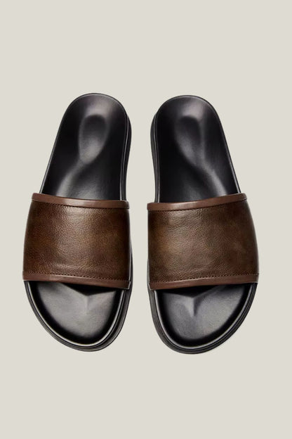 Slide Sartong Comacchio Brown em marrom4