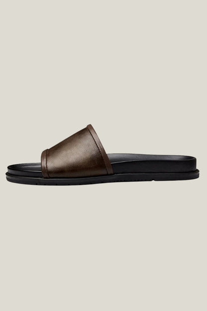 Slide Sartong Comacchio Brown em marrom8