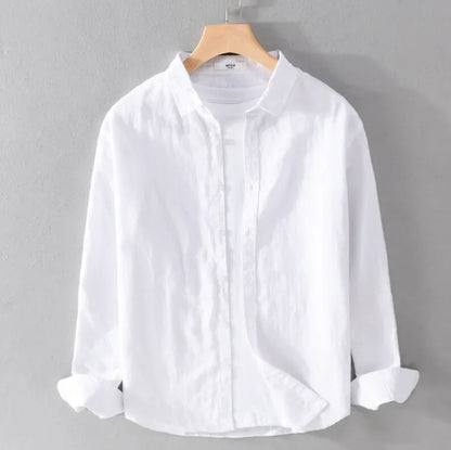 Kit Camisa Conrado Linho Puro Clássico + Calça Linho Fino Elegante Sartong Balchik®